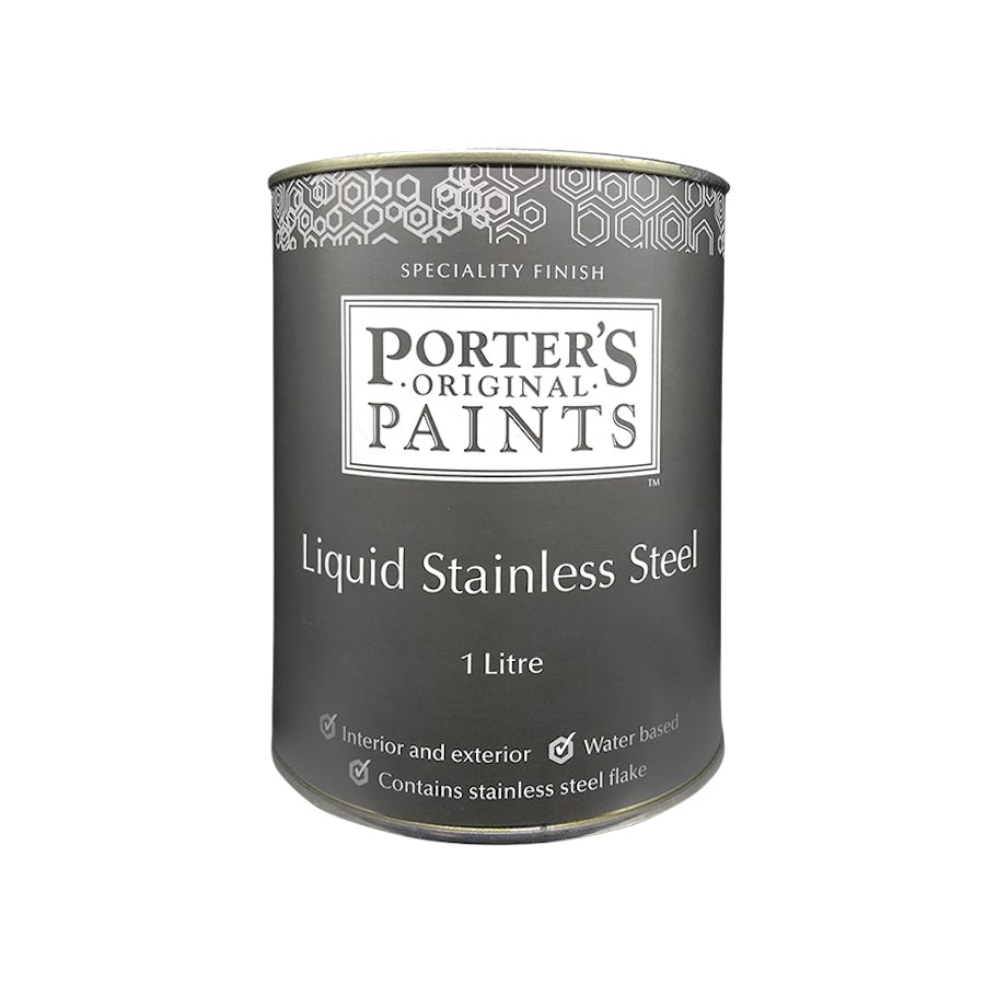 Porter's Paints Liquid Stainless Steel 1L